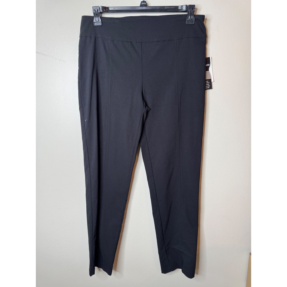 Zac & Rachel Ultimate Fit Black Tummy Control Pull On‎ Pants Womens 14